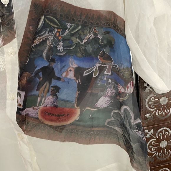 Very Vollbrach Vintage Whimsical Blouse - Picture 3 of 6